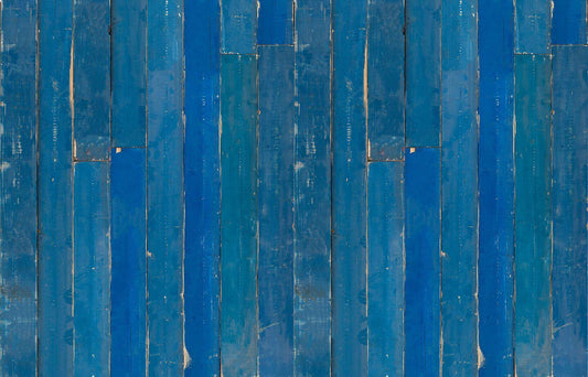 Blue Scrapwood Wallpaper