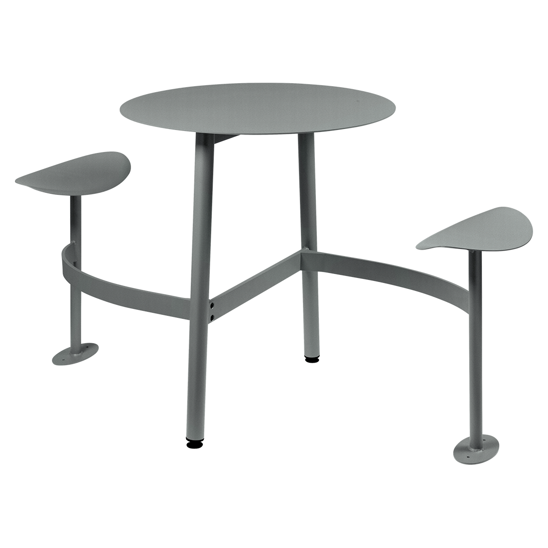 Bolder 2-Seater Round Table with Seats-Fermob-Contract Furniture Store
