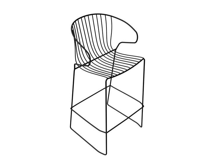Bolonia High Stool