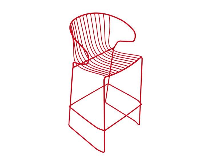 Bolonia High Stool