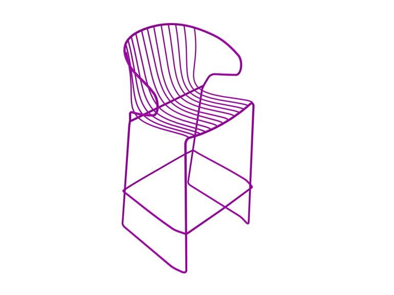 Bolonia High Stool