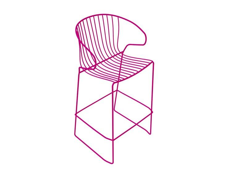 Bolonia High Stool