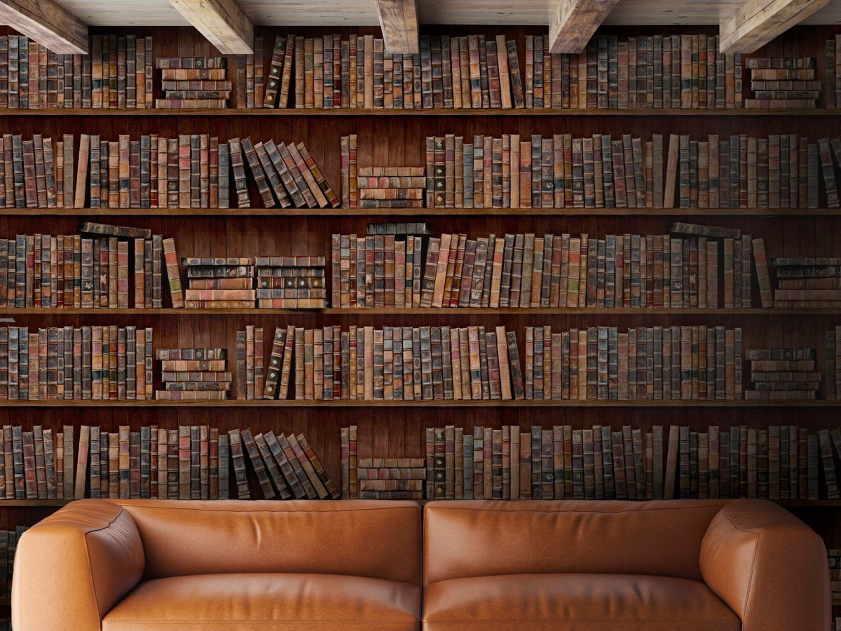 Book Shelves Wallpaper-Mind The Gap-Contract Furniture Store