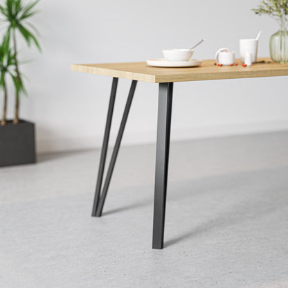 Box Hairpin Leg Dining Base-Contract Furniture Store for hospitality, leisure & commercial projects
