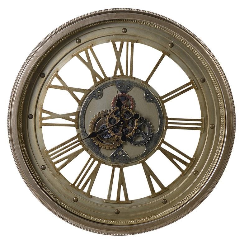 Brass Cog Wall Clock