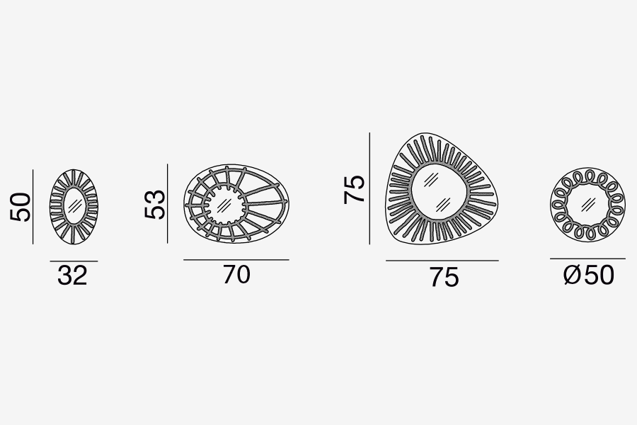 Brick 96/97/98/99 Mirrors