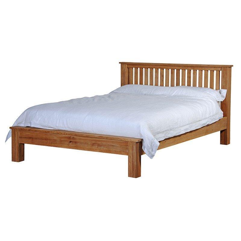 Brooklyn Slatted Double Bed-Coach House-Contract Furniture Store