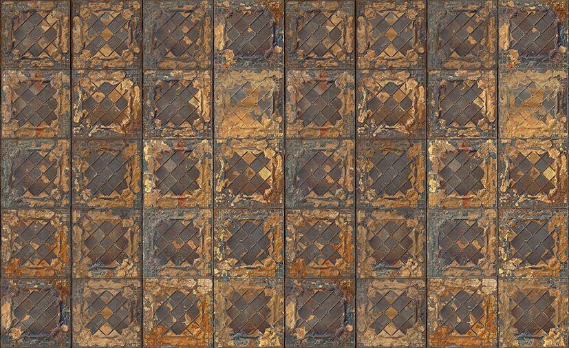 Brooklyn Tins Wallpaper TIN-08-Contract Furniture Store for hospitality, leisure & commercial projects