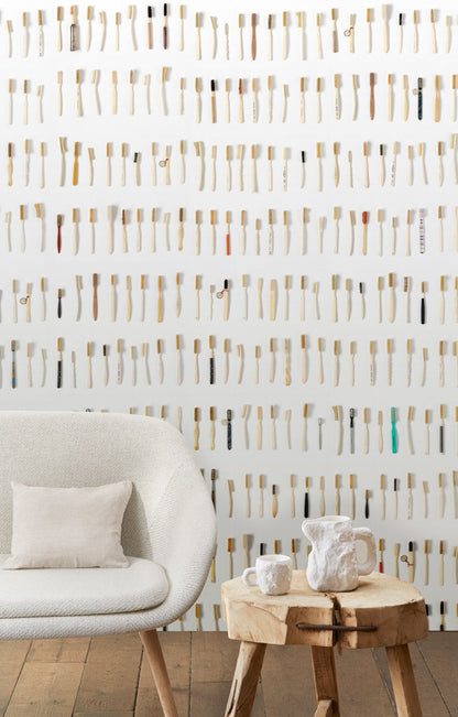 Brushes Small Obsession Wallpaper