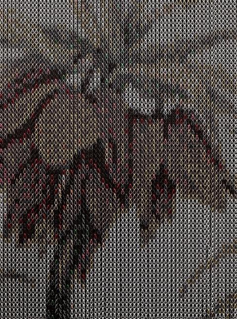 Bucolic Flowers Chain Curtain Divider-Contract Furniture Store for hospitality, leisure & commercial projects