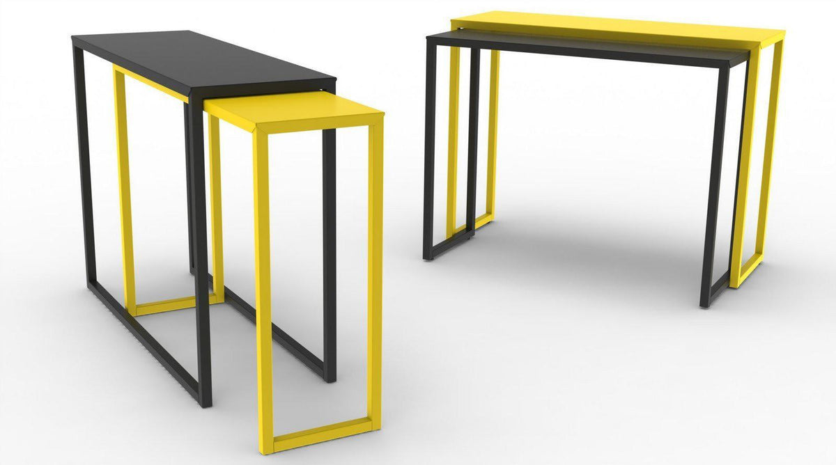 Burga Extending Console Table-Matière Grise-Contract Furniture Store