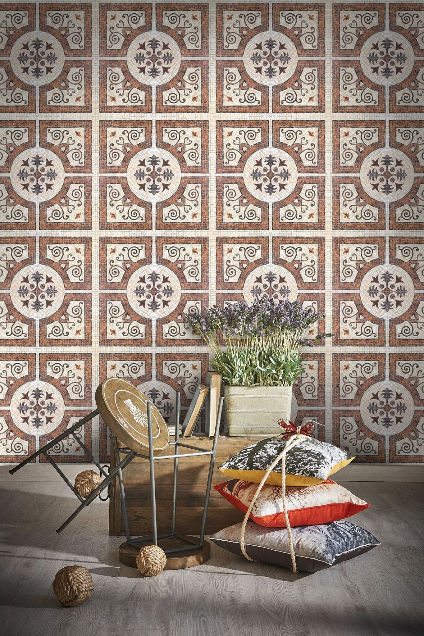 Byzantine Tile Wallpaper