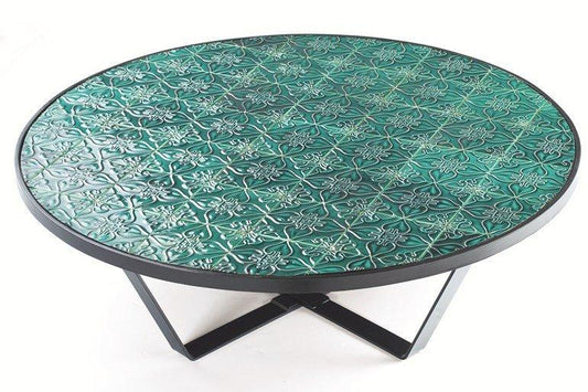 Caldas Round Cross Center Table