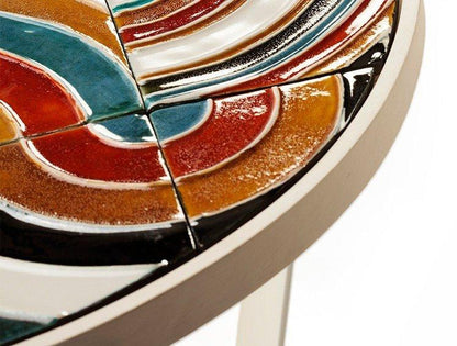 Caldas Round Cross Coffee Table