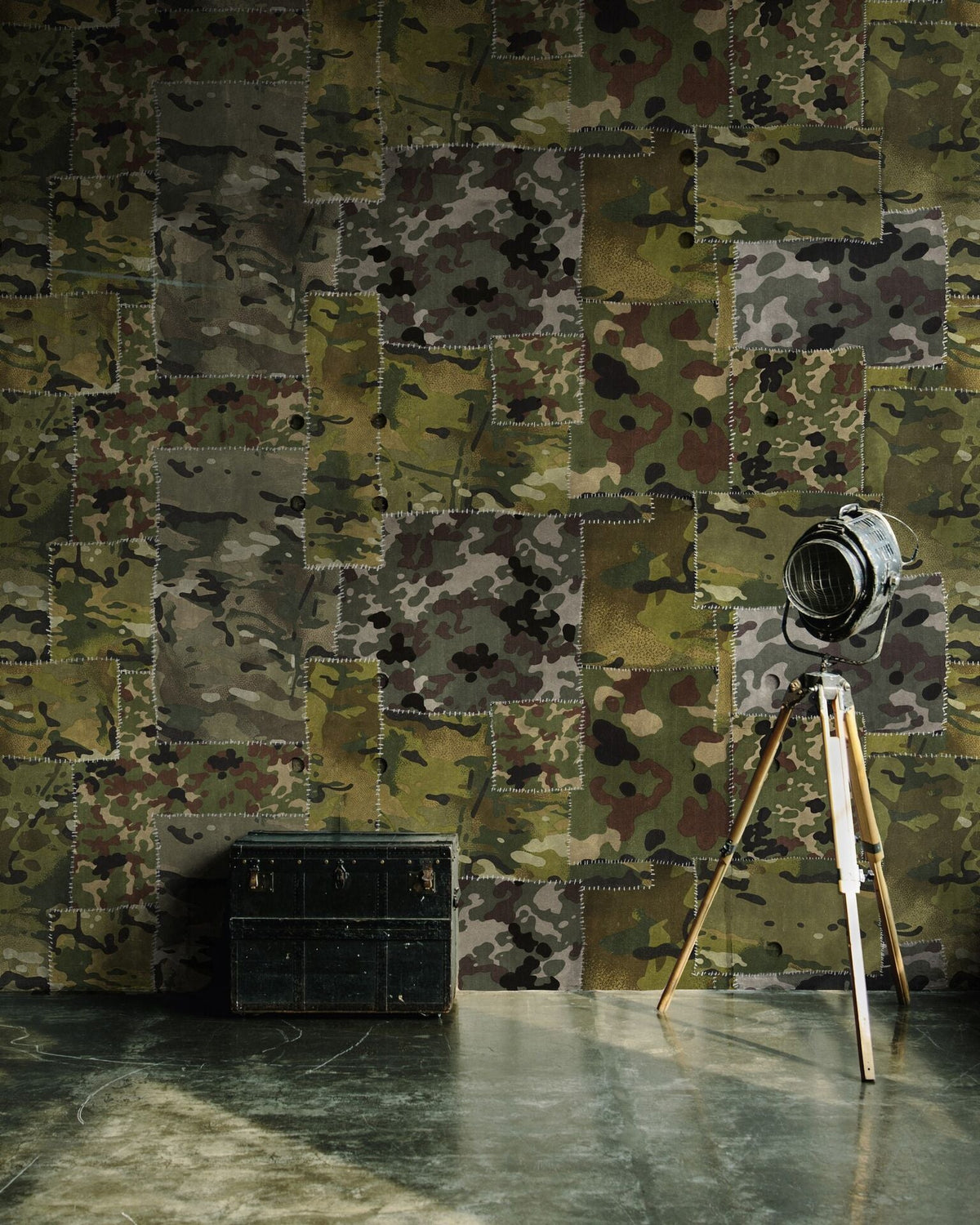 Camo Wallpaper-Mind The Gap-Contract Furniture Store