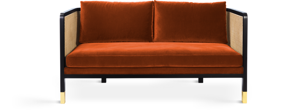 Cane 160 Sofa-Red Edition-Contract Furniture Store