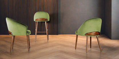 Chelsea Wood/B High Stool