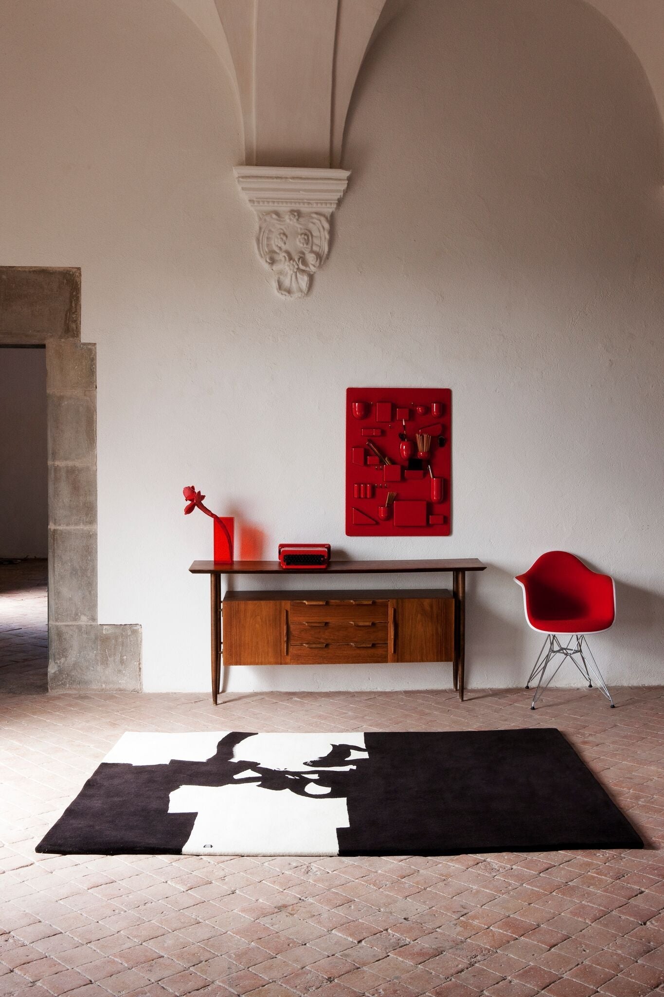 Chillida Collage 1966 Rug