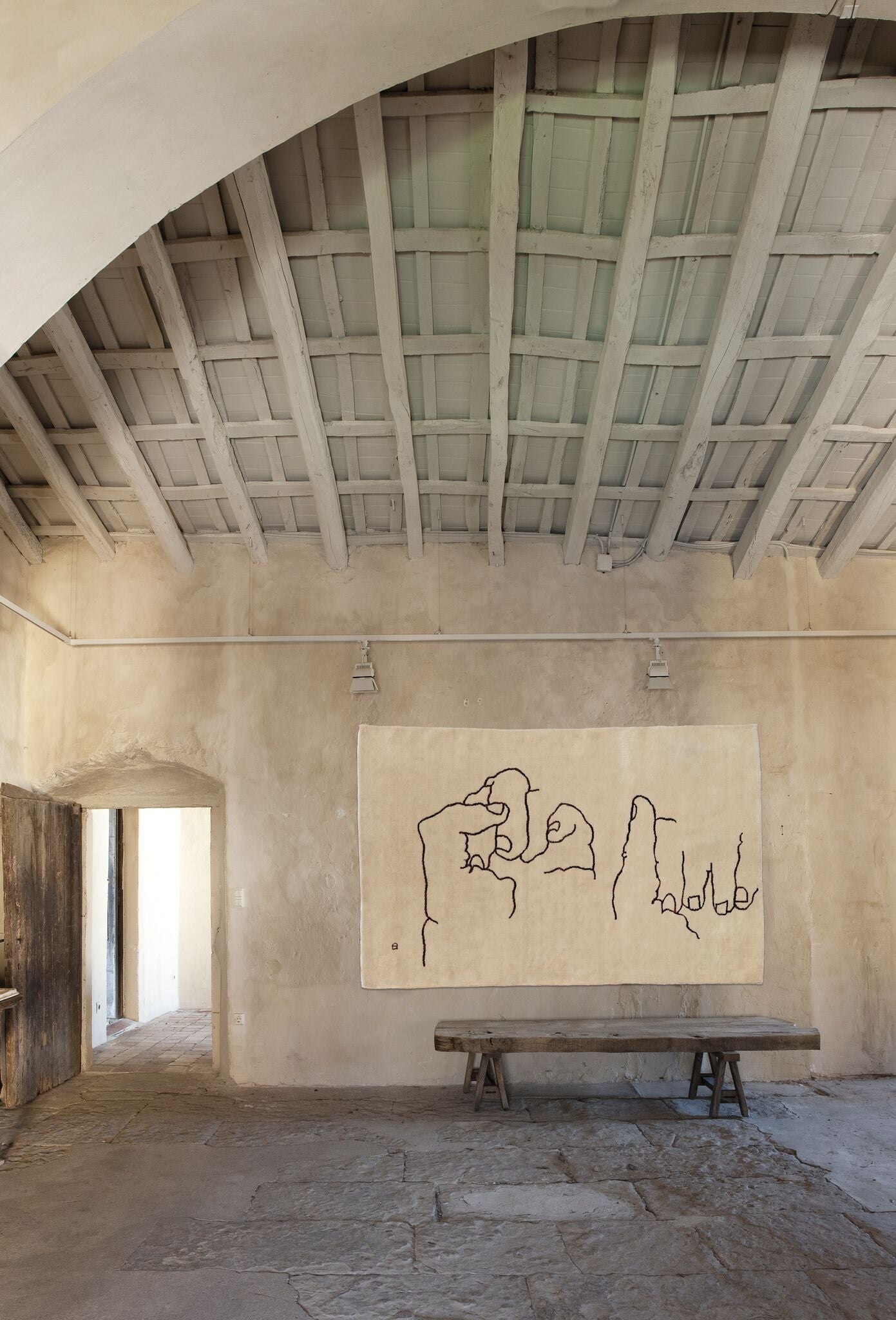 Chillida Mano 1995 Rug-Contract Furniture Store for hospitality, leisure & commercial projects