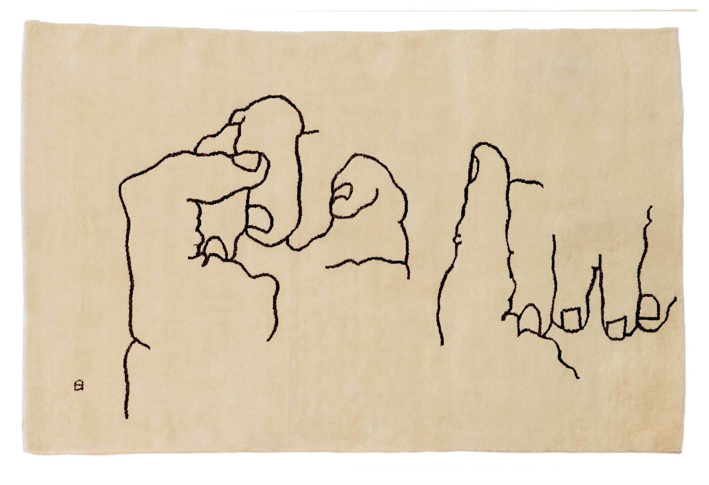 Chillida Mano 1995 Rug-Contract Furniture Store for hospitality, leisure & commercial projects