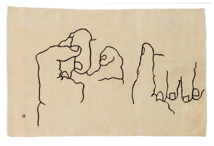 Chillida Mano 1995 Rug-Contract Furniture Store for hospitality, leisure & commercial projects