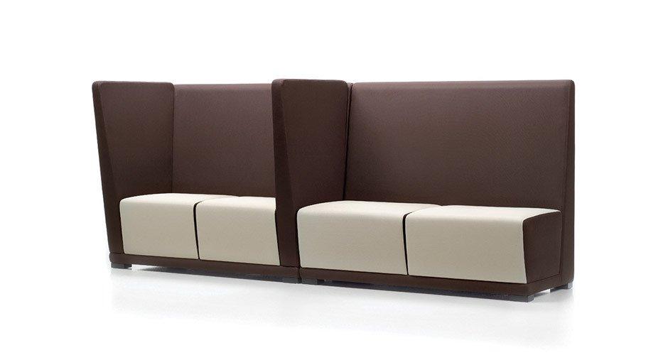 Circuit 2S High Back Modular Sofa Unit-Diemme-Contract Furniture Store