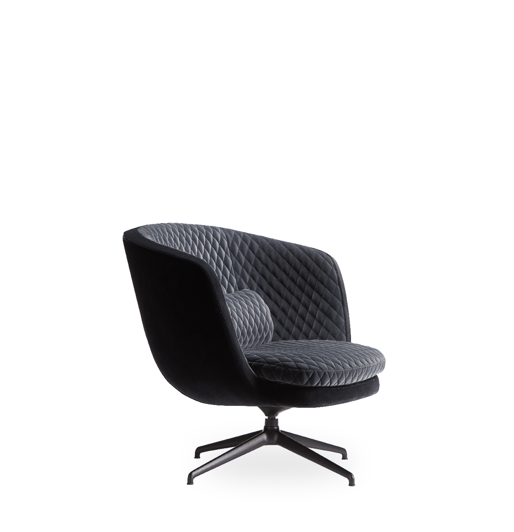 Cleo Metal Lounge Chair-Rossin-Contract Furniture Store
