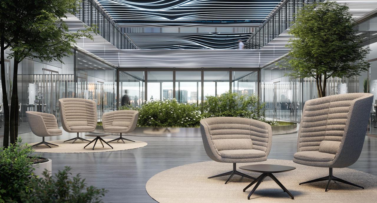 Cleo Metal Soft Wing Lounge Chair-Contract Furniture Store for hospitality, leisure & commercial projects