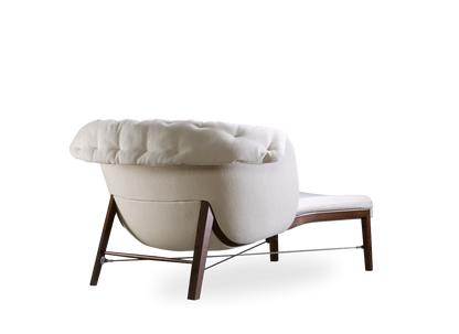 Cleo Wood Chaise Longue
