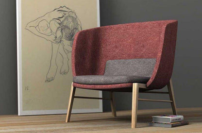 Cleo Wood Lounge Chair