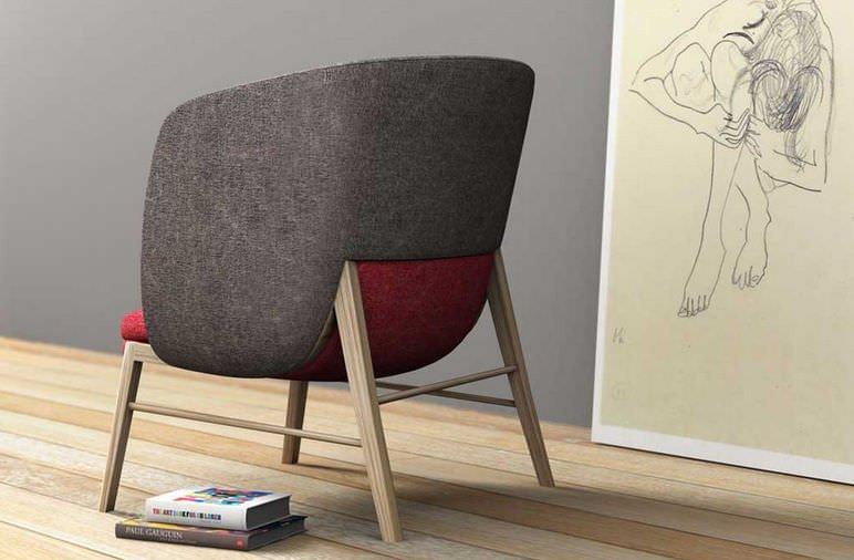 Cleo Wood Lounge Chair