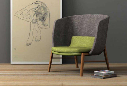 Cleo Wood Lounge Chair