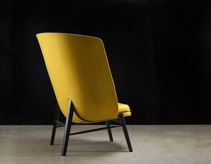 Cleo Wood Wing Lounge Chair