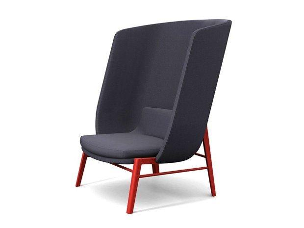 Cleo Wood Wing Lounge Chair