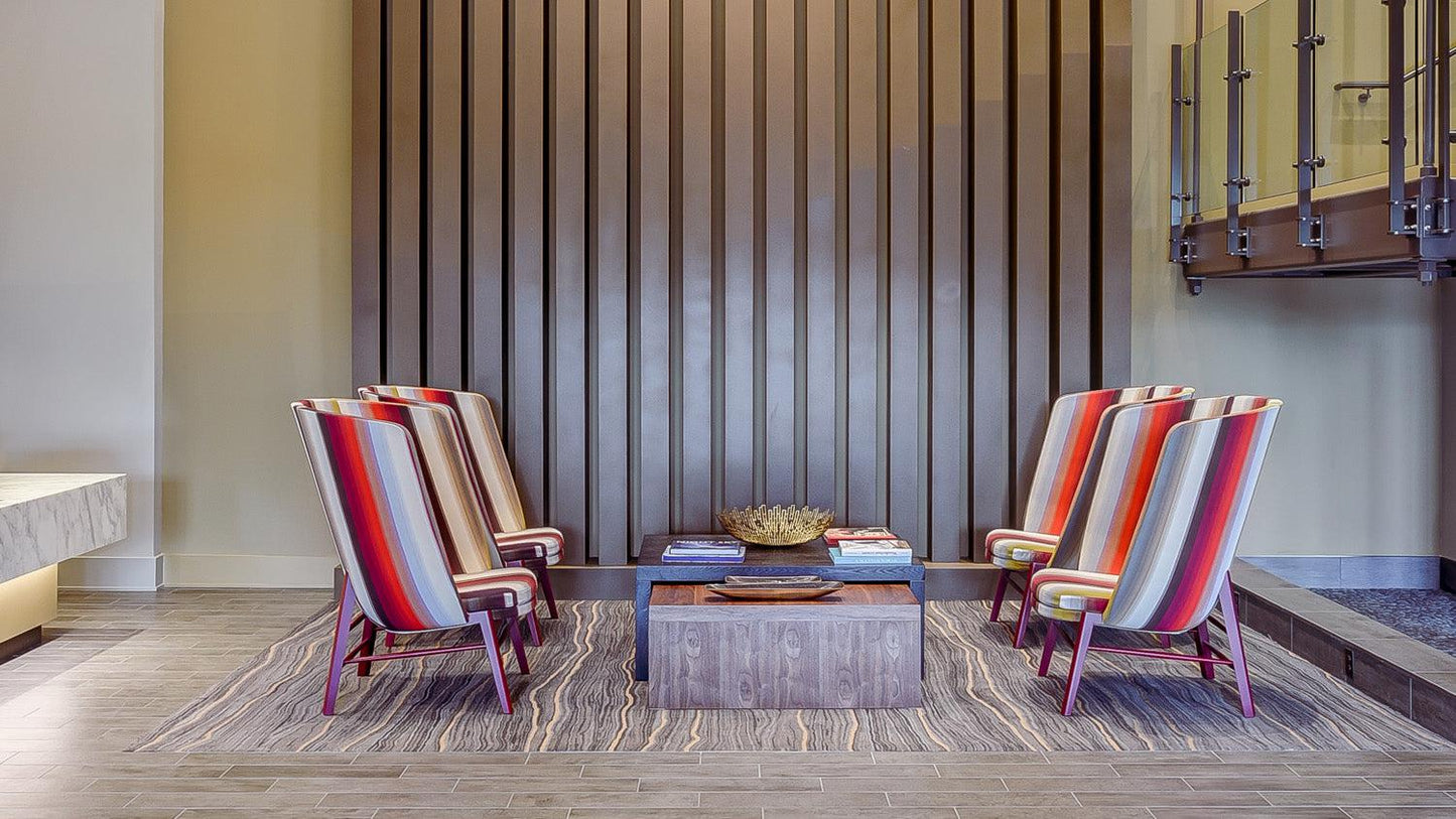 Cleo Wood Wing Lounge Chair