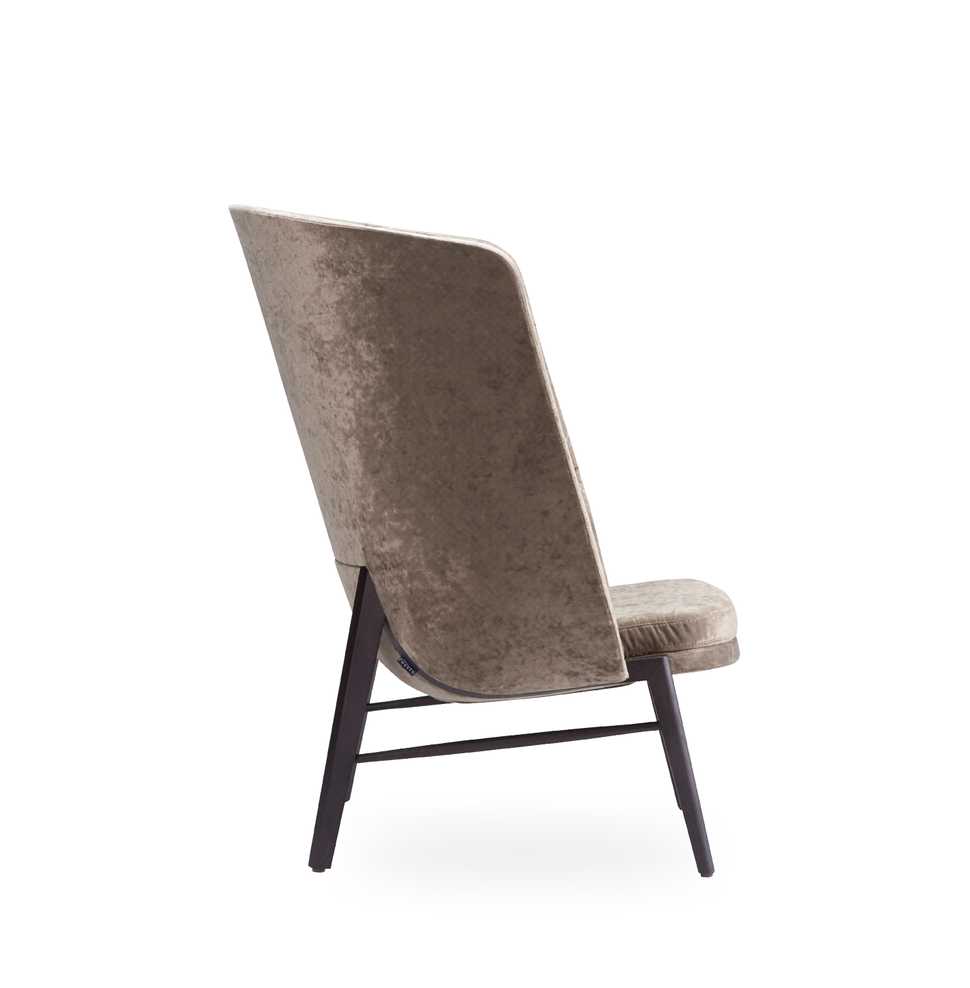 Cleo Wood Wing Lounge Chair