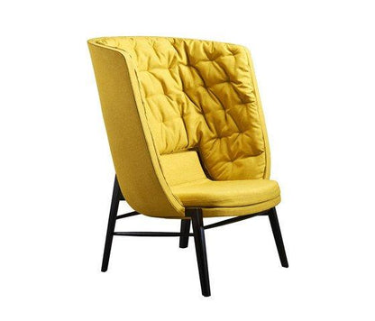 Cleo Wood Wing Lounge Chair