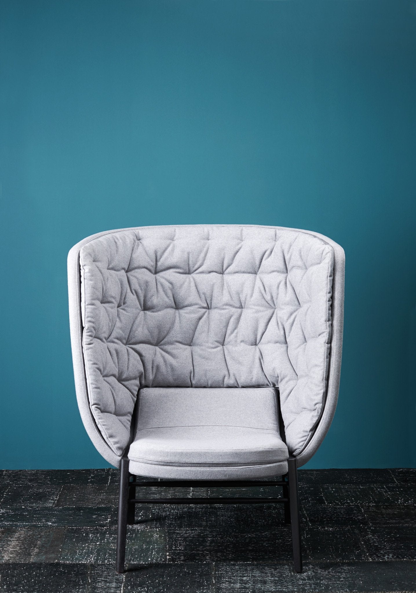 Cleo Wood Wing Lounge Chair