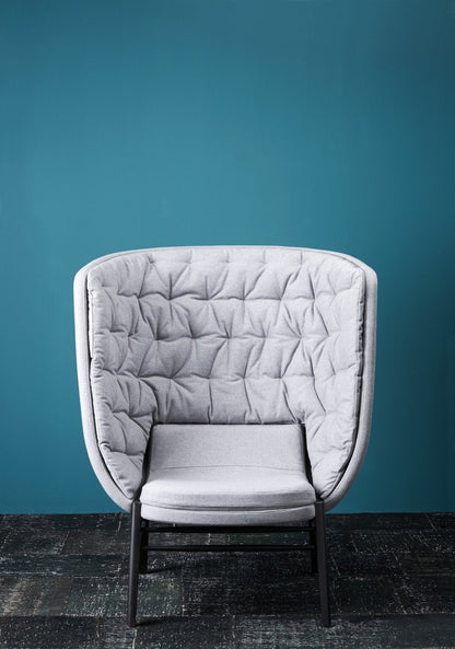 Cleo Wood Wing Lounge Chair