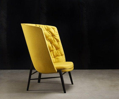 Cleo Wood Wing Lounge Chair