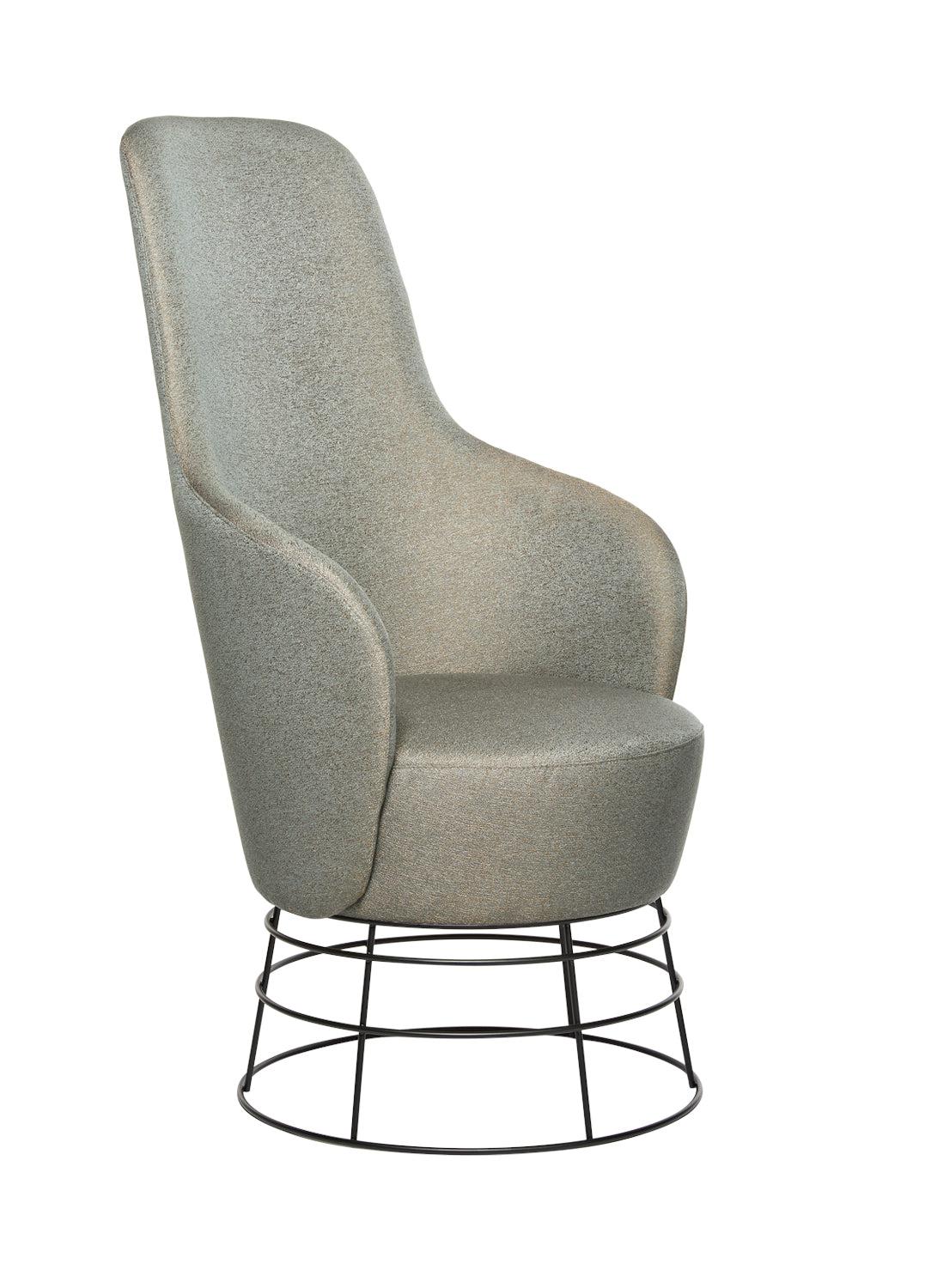 Clepsydra LX Metal Lounge Chair-Accento-Contract Furniture Store