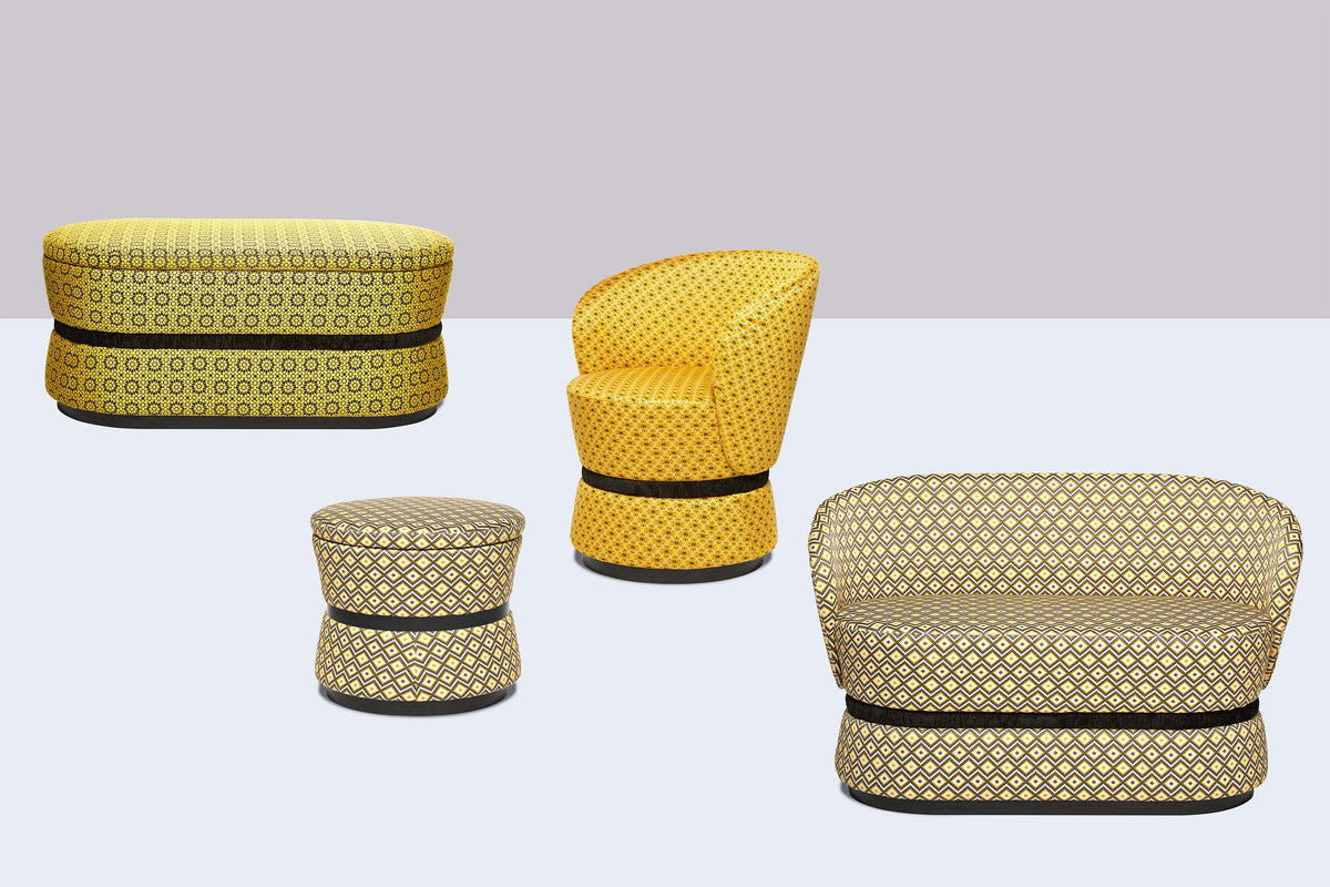 Clepsydra Pouf1 Metal-Accento-Contract Furniture Store