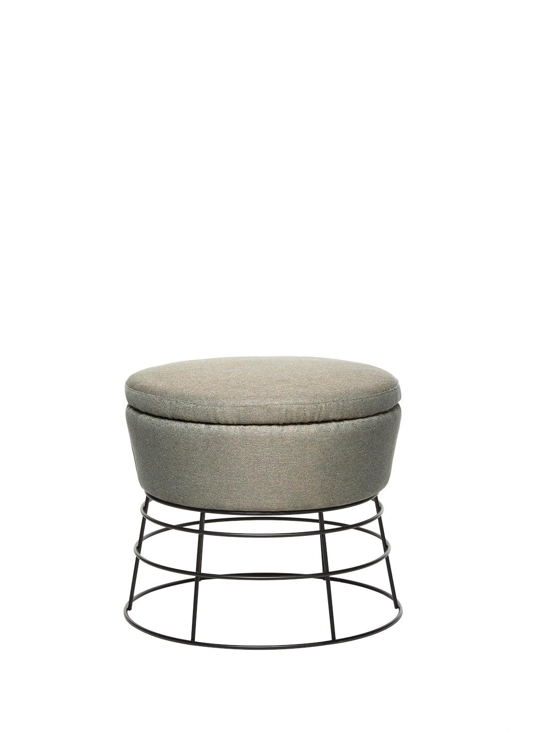 Clepsydra Pouf1 Metal-Accento-Contract Furniture Store