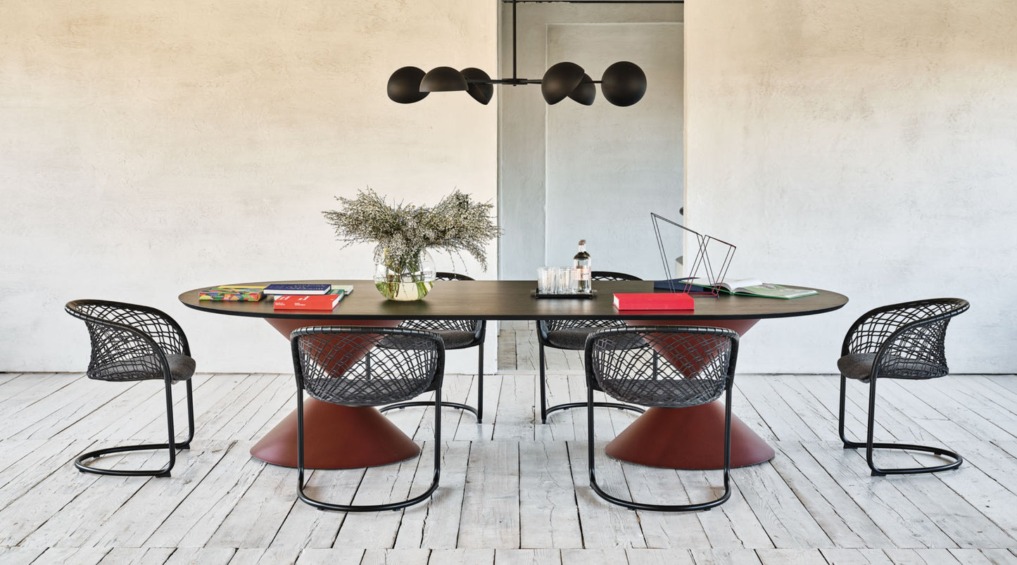 Clessidra Double Dining Table-Contract Furniture Store for hospitality, leisure & commercial projects