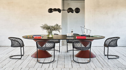 Clessidra Double Dining Table-Contract Furniture Store for hospitality, leisure & commercial projects