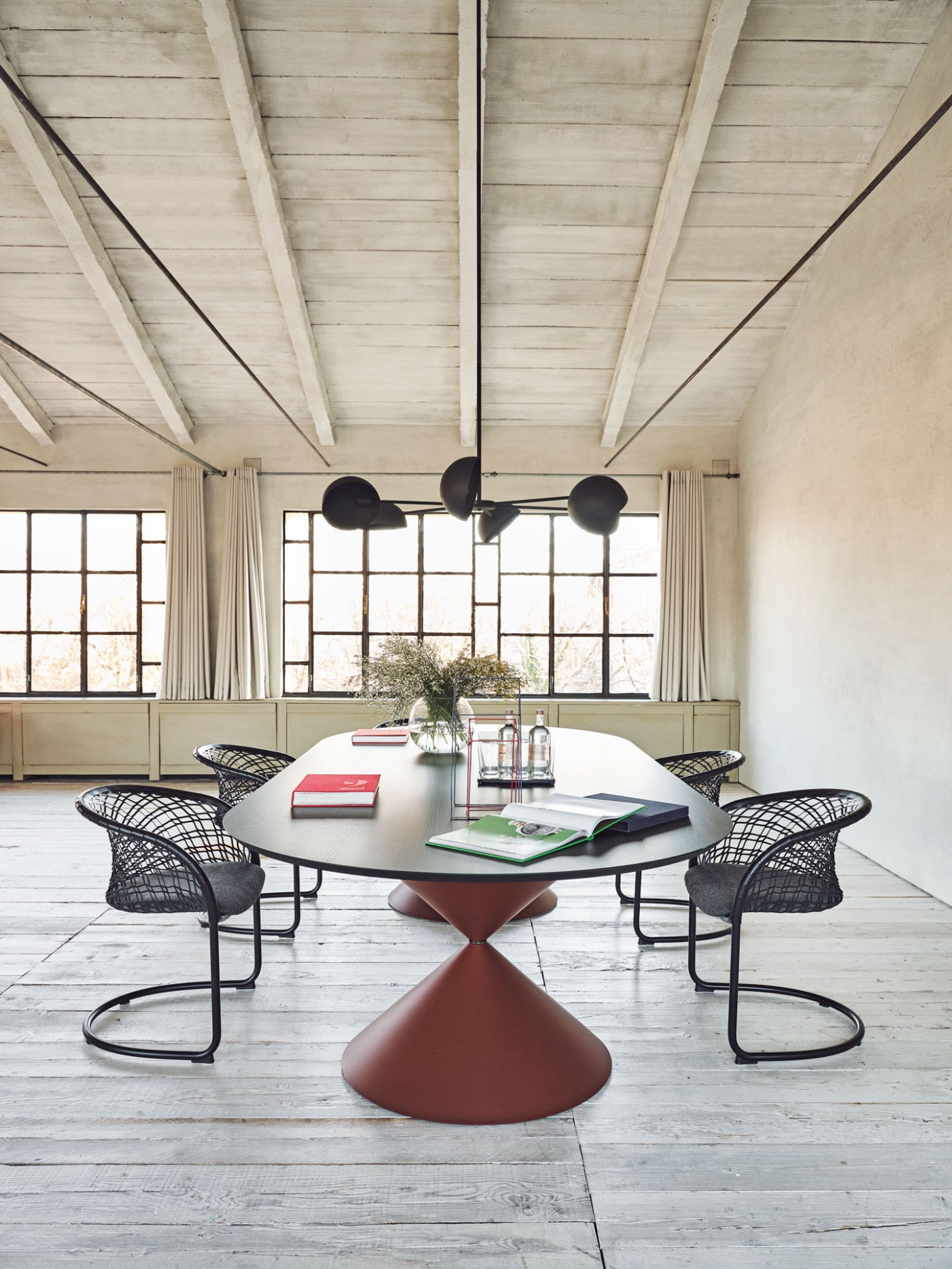 Clessidra Double Dining Table-Contract Furniture Store for hospitality, leisure & commercial projects