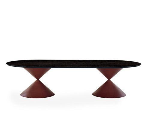 Clessidra Double Dining Table-Contract Furniture Store for hospitality, leisure & commercial projects