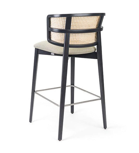 Coffee Wicker High Stool-Contract Furniture Store for hospitality, leisure & commercial projects