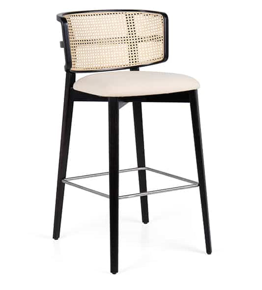 Coffee Wicker High Stool-Contract Furniture Store for hospitality, leisure & commercial projects