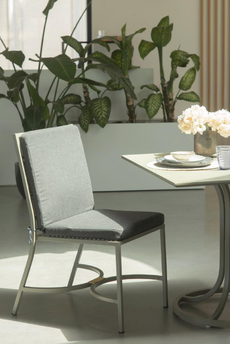 Collier Steel Dining Table-Contract Furniture Store for hospitality, leisure & commercial projects